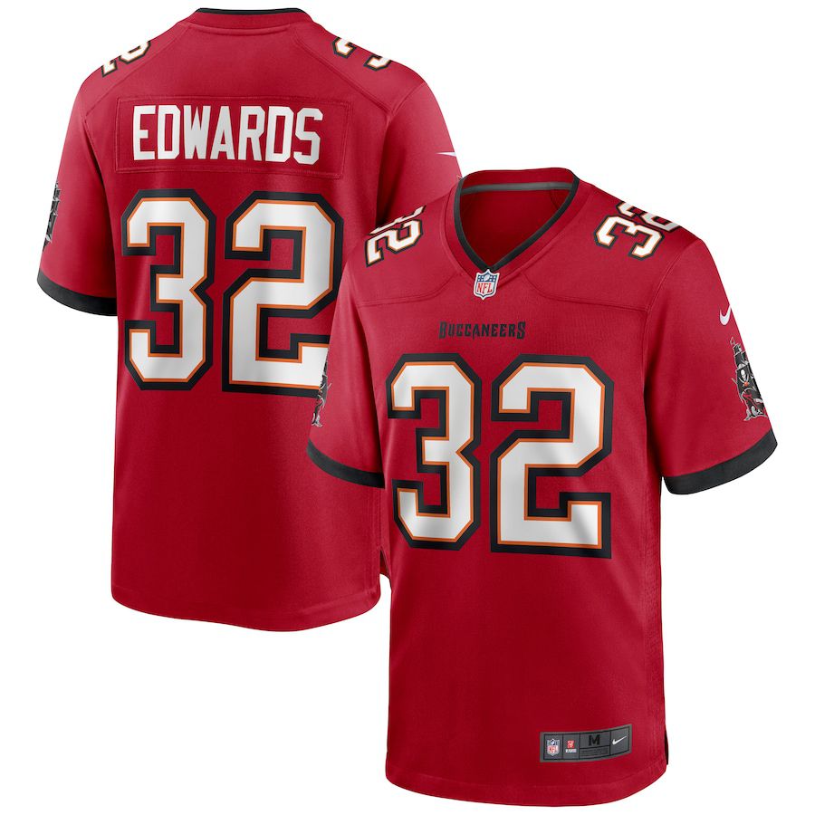 Men Tampa Bay Buccaneers #32 Mike Edwards Nike Red Game NFL Jersey